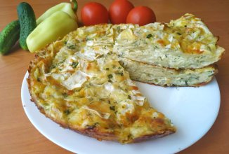 Вкусный пирог без возни с тестом (ленивая ачма)!