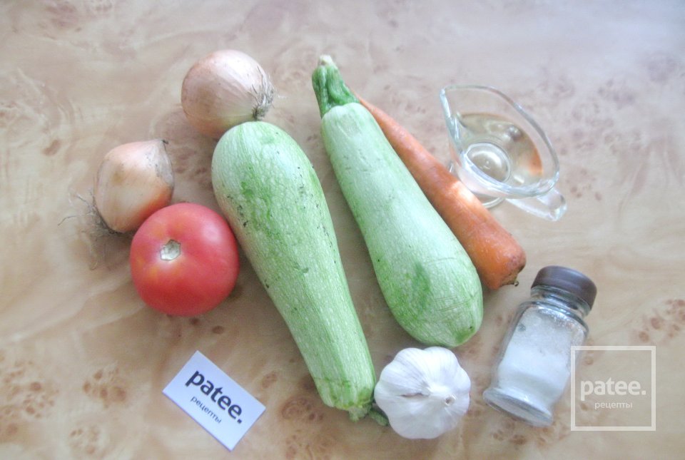 Кабачковая икра с помидорами в мультиварке - Шаг 1