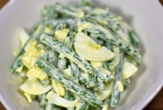 Салат из зеленой фасоли