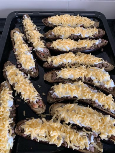 Лодочки из баклажанов - Шаг 12