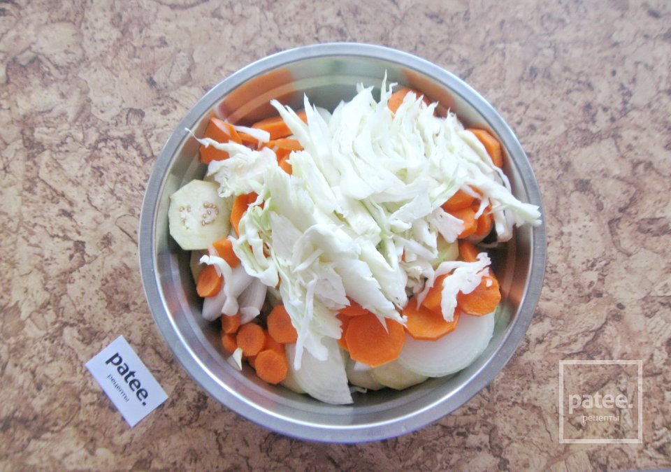 Овощная икра с вешенками в мультиварке - Шаг 6