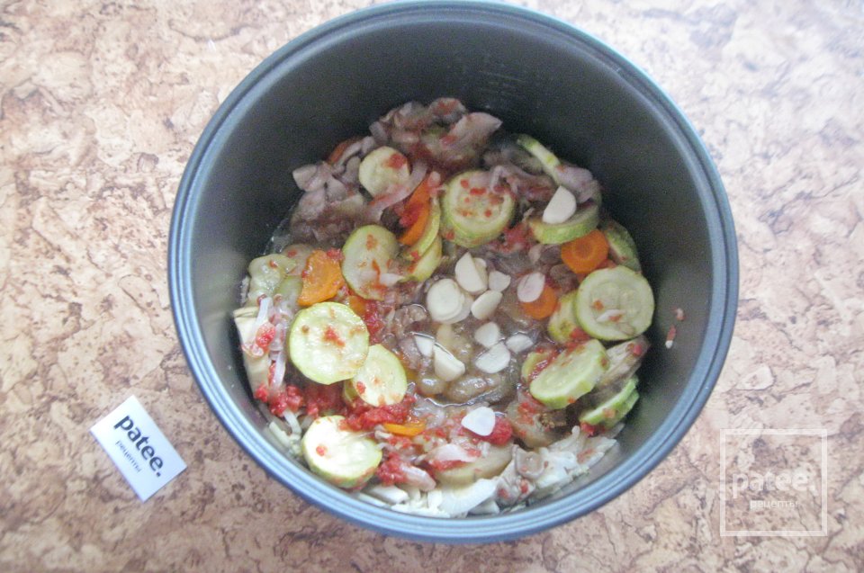 Овощная икра с вешенками в мультиварке - Шаг 10