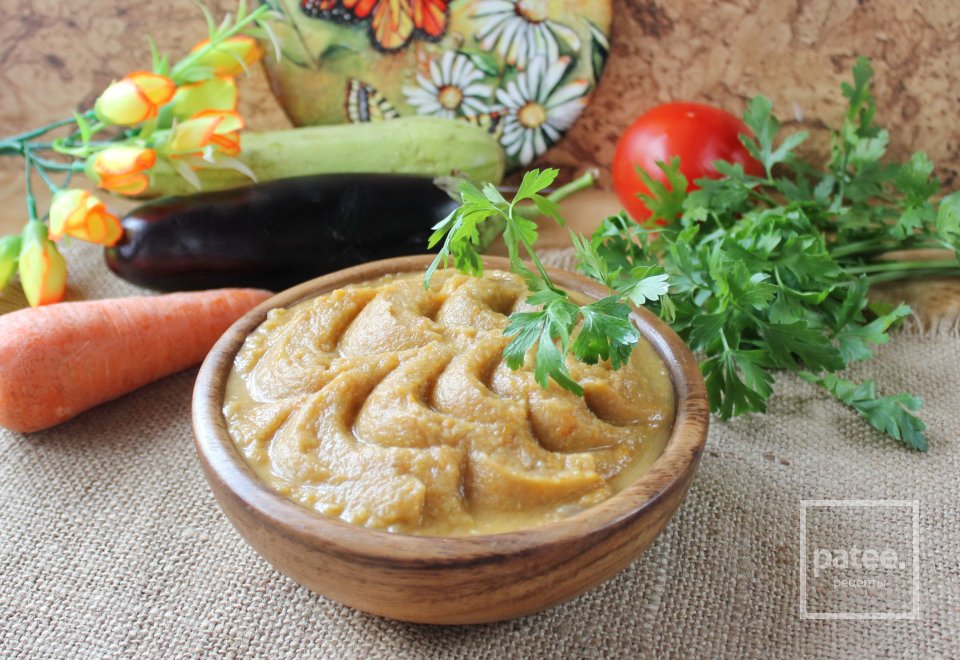 Овощная икра с вешенками в мультиварке - Шаг 14