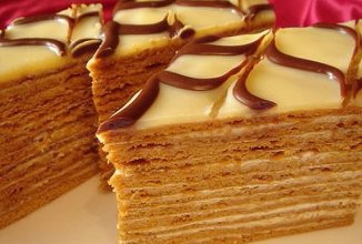 Медовик без масла