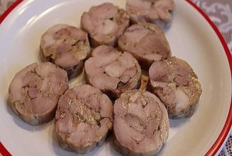 КОЛБАСА ДОМАШНЯЯ КУРИНАЯ БЫСТРОГО ПРИГОТОВЛЕНИЯ