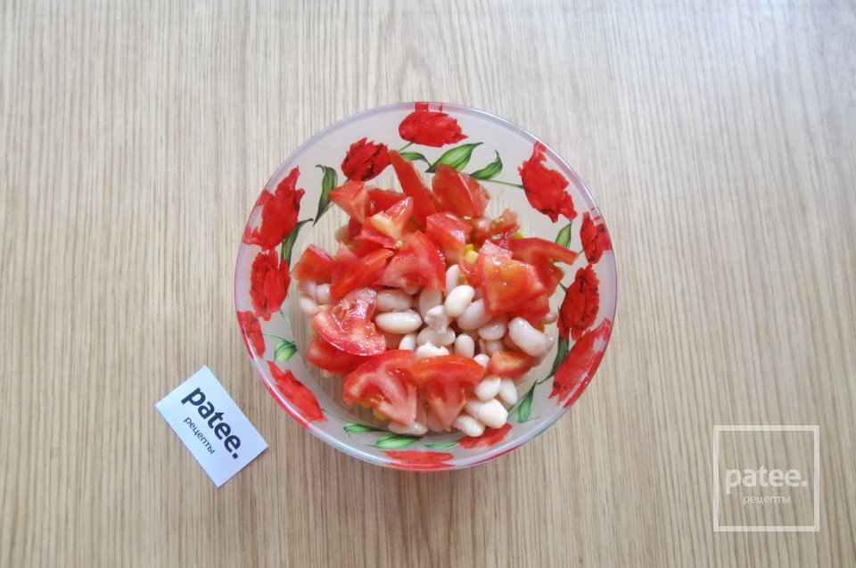 Салат из бобовых с помидорами - Шаг 5