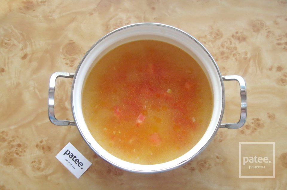 Суп с лапшой и помидорами - Шаг 6