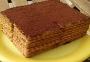 Торт из печенья с кофейным ароматом