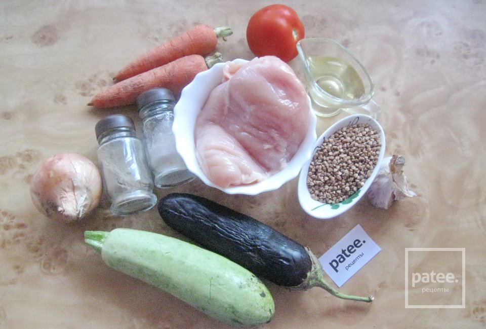 Гречка с фрикадельками и овощами - Шаг 1