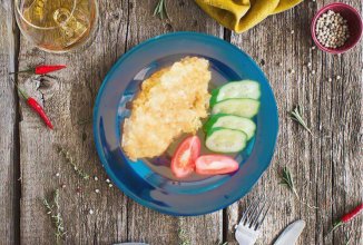 Тилапия под драником в духовке