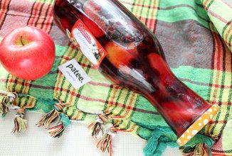 Компот из яблок и ирги на зиму