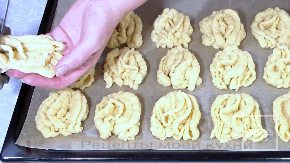 Песочное печенье Хризантемы - Шаг 8