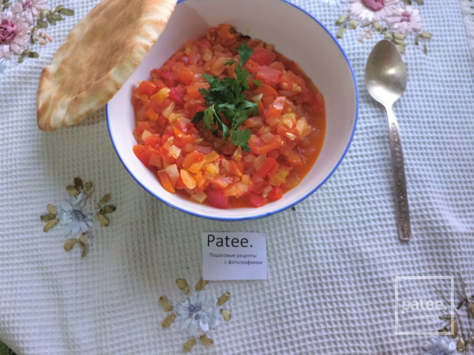 Арабские тушеные помидоры - Бандора каляя - Шаг 9