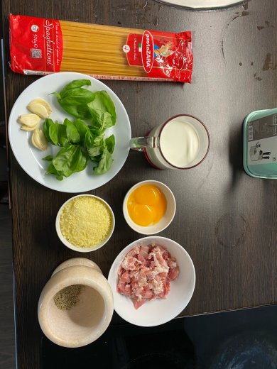 Карбоната - Шаг 1