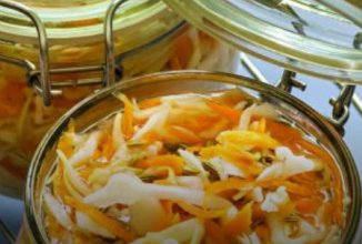 Квашеная капуста быстрого приготовления