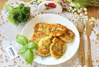 Овощные оладьи