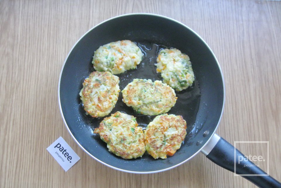 Овощные оладьи - Шаг 12