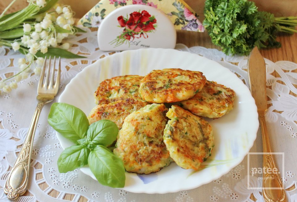 Овощные оладьи - Шаг 15