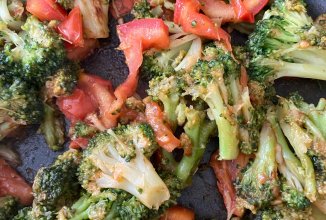 Жареное брокколи