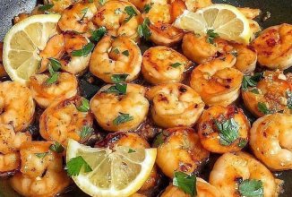 Креветки в медово-соевом соусе