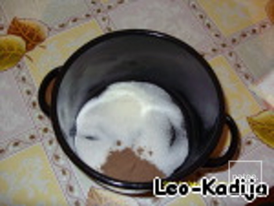 шоколадная глазурь - Шаг 1