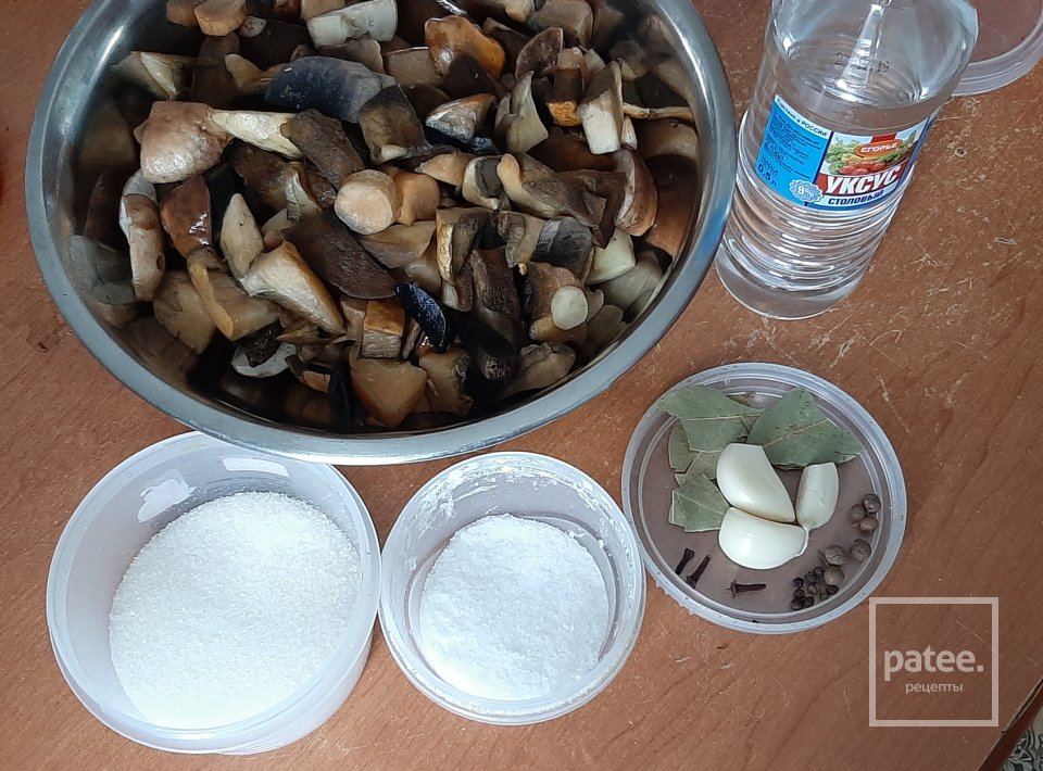 Маринованные грибы - Шаг 1