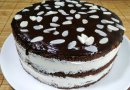 Шоколадный торт с белково масляным кремом