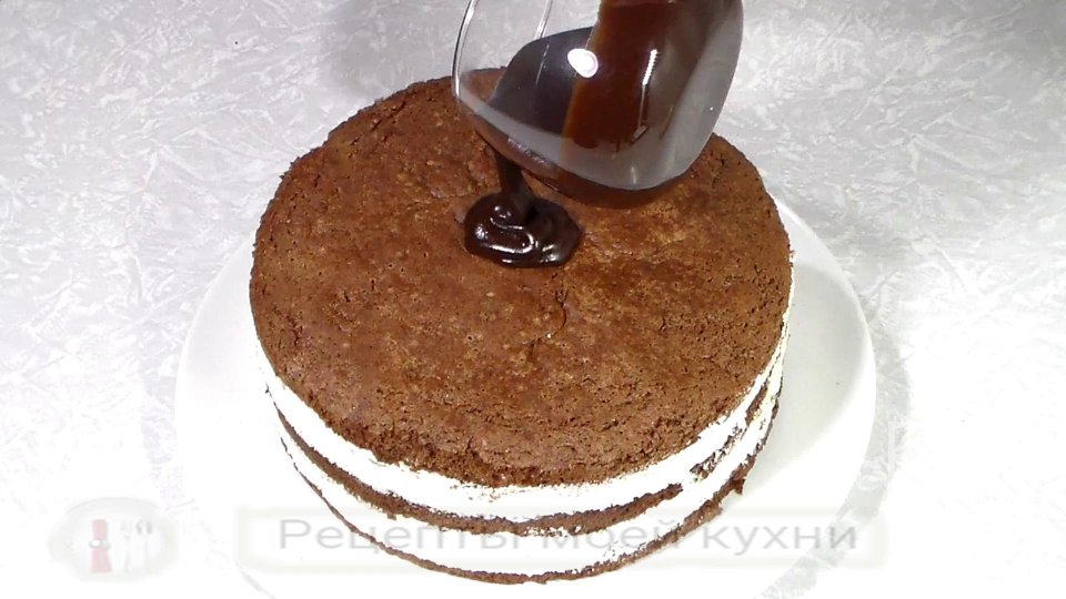 Шоколадный торт с белково масляным кремом - Шаг 10