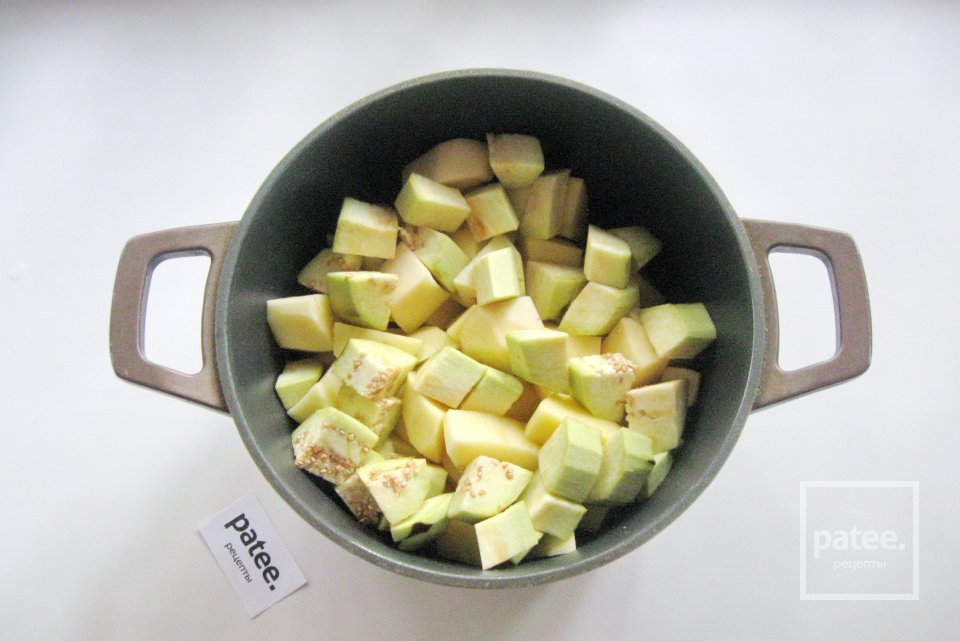 Куриное филе с баклажаном и картофелем - Шаг 5