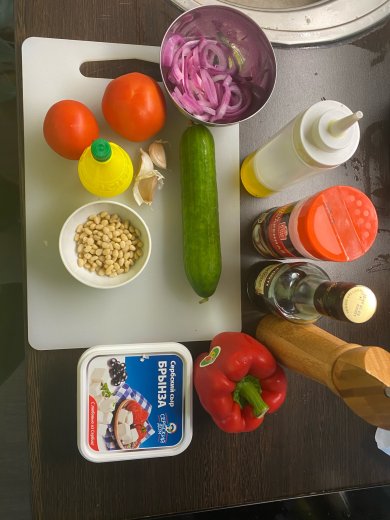 Греческий салат - Шаг 1