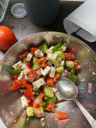 Греческий салат - Шаг 7