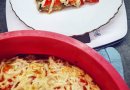 Баклажаны, запеченные с помидорами и сыром