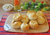 Пирожки "Кнышики" с курицей, луком и яйцом