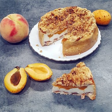 Пирог с персиками и абрикосами - Шаг 2