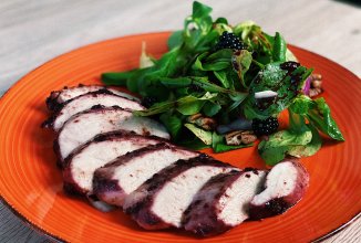 КУРИНАЯ ГРУДКА В ЕЖЕВИЧНО-БАЛЬЗАМИЧЕСКОМ СОУСЕ 💜