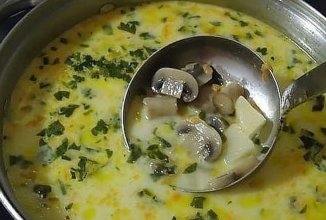 Грибной сливочный суп 🍄