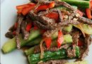 Огурцы с мясом По-корейски