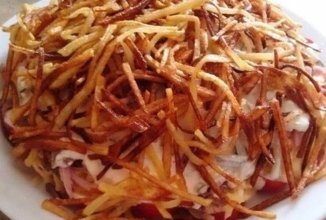 Слоеный салат «Блондинка»