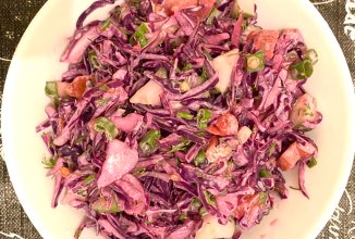 Салат из краснокочанной капусты «Витаминка»