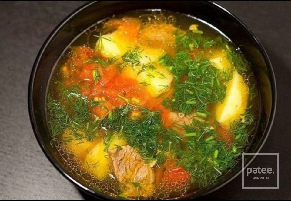 Суп «Бозбаш» - Шаг 1