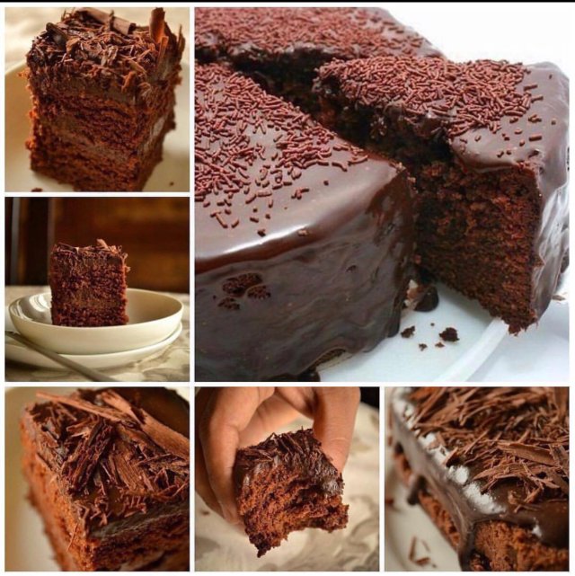 Супер-влажный шоколадный пирог