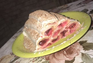 Торт «Монастырская изба» из блинов