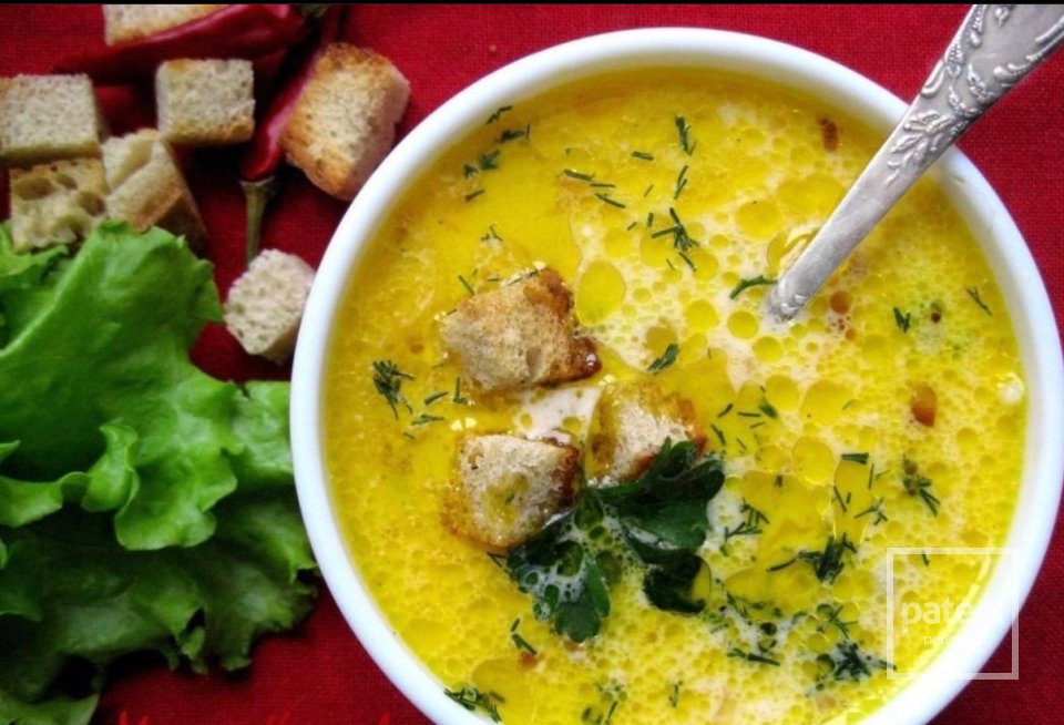 Сливочно-сырный суп с ветчиной и сухариками - Шаг 1