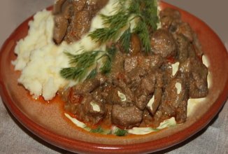 Печень говяжья