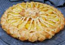Персиковый пирог из песочного теста