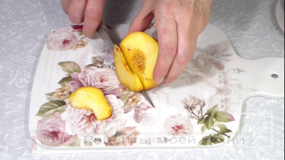 Персиковый пирог из песочного теста - Шаг 4