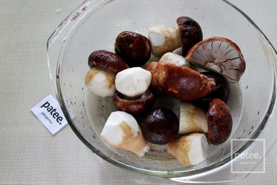 Маринованные белые грибы с корицей и кардамоном - Шаг 2