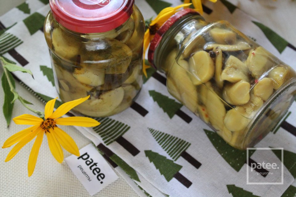 Маринованные белые грибы с корицей и кардамоном - Шаг 12