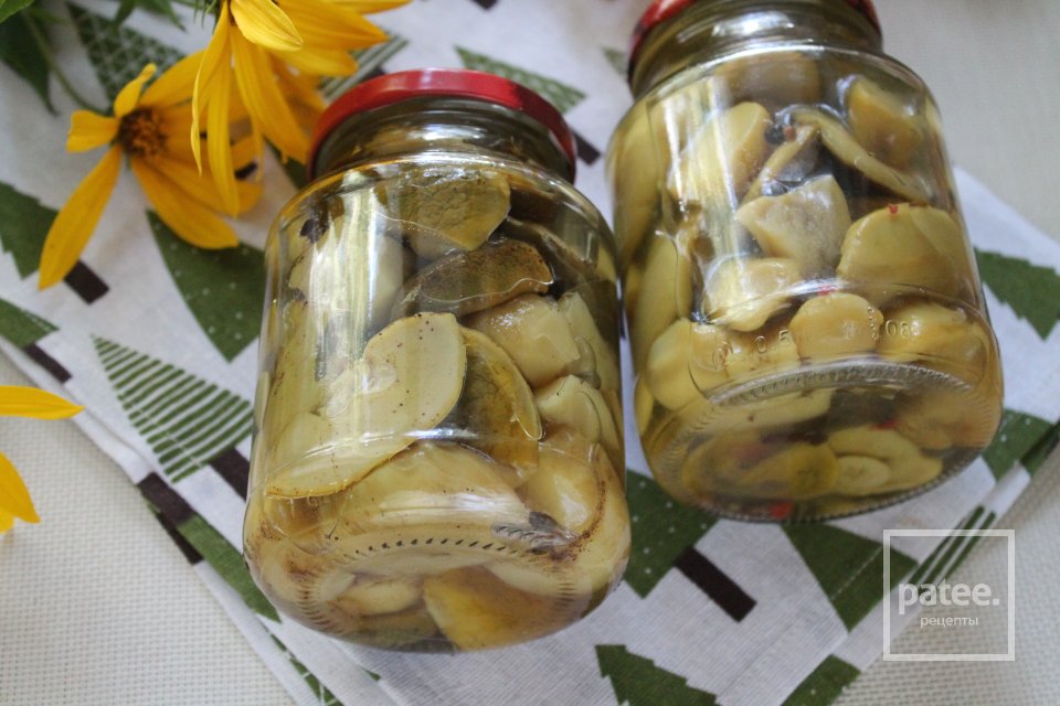 Маринованные белые грибы с корицей и кардамоном - Шаг 13