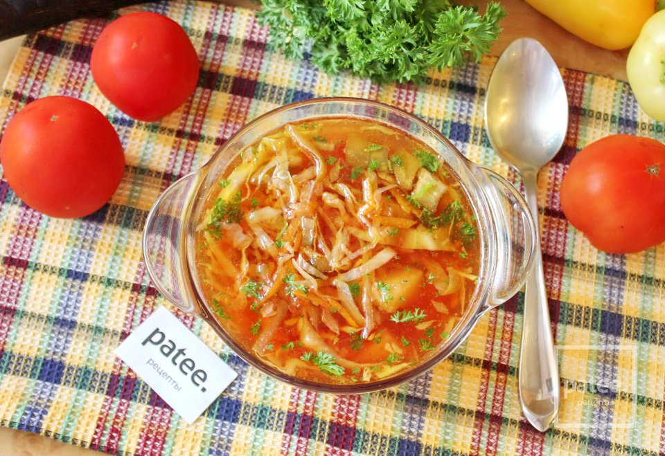 Борщ с баклажаном - Шаг 10